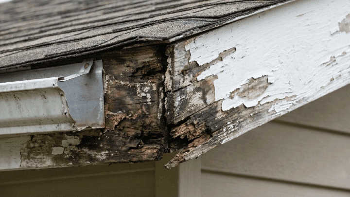 Fascia Rot Damage